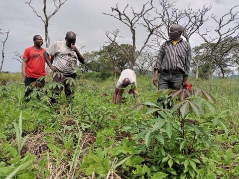 L'équipe du programme dhongo en mobilisation